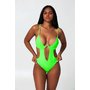 NEON PLUNGE CUTOUT ONE-PIEC...
