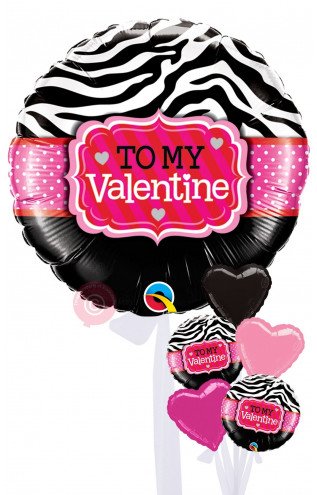 To My Valentine Zebra Strip...