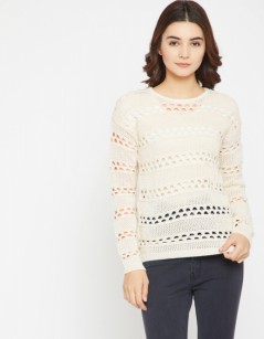 Knitted sweater - women col...