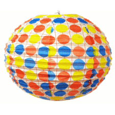 16" Color Polka Dots Paper Lantern