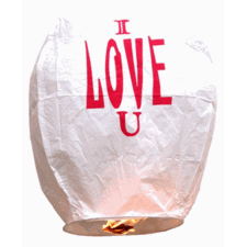 Eclipse I Love you Sky Lantern