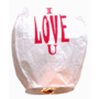 Eclipse I Love you Sky Lantern