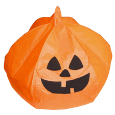 Halloween Pumpkin (SHAPED) Orange Jack-O-Lantern Sky Lantern