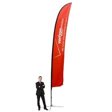 Feather Banner Outdoor Banner Stand at Power Graphics