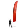 Feather Banner Outdoor Banner Stand at Power Graphics
