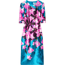 Prabal GurungFloral-print cotton and silk-blend satin dress