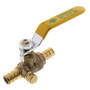 1/2″ PEX x 1/2″ PEX Ball Valve w/ Drain, Lead Free