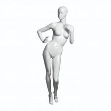 Crew Matt White Female Mannequins - Hands on Hip and Chest