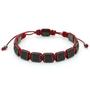 Red Flat Bead Bracelet
