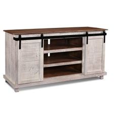 Horizon Rustic White Tv Stand