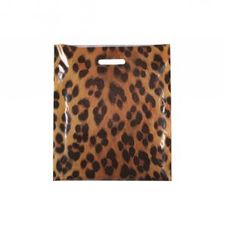 Leopard Print Plastic Carrier Bags