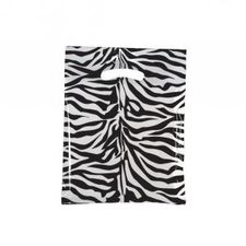Zebra Print Plastic Carrier Bags