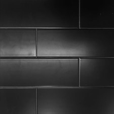 Black Matt Subway Non-Rectified Ceramic Subway Wall Tile (#4144)