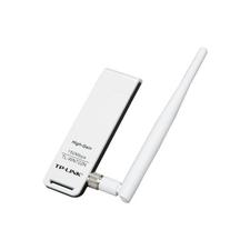 TP-LINK TL-WN722N Wireless N150 High Gain USB Adapter, 150Mbps, w/4 dBi High Gain Detachable Antenna, IEEE 802.11b/g/n, WEP, WPA/WPA2