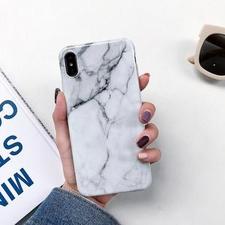 Marble phone case and luxury silicone soft cases for Samsung Galaxy A7, A10