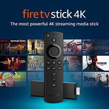 Fire TV Stick 4K streaming device with Alexa built in, Ultra HD, Dolby Vision, includes the Alexa Voice Remote