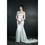 BELLA – Satin Off-Shoulder Mermaid Wedding Dresses with Detachable Skirt