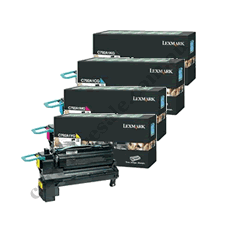 A Set Genuine Lexmark C792A1K/C/M/YG Toner Cartridges