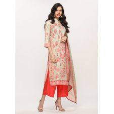 Green Pashmina Twill Palazzo Set - Diya Online