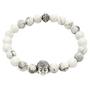 Buddha Beaded Bracelet - Sterling Silver