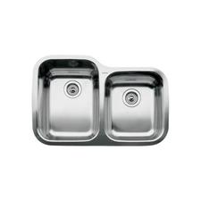 blanco 510887 supreme 1 3/4 bowl undermount sink, satin polished finish