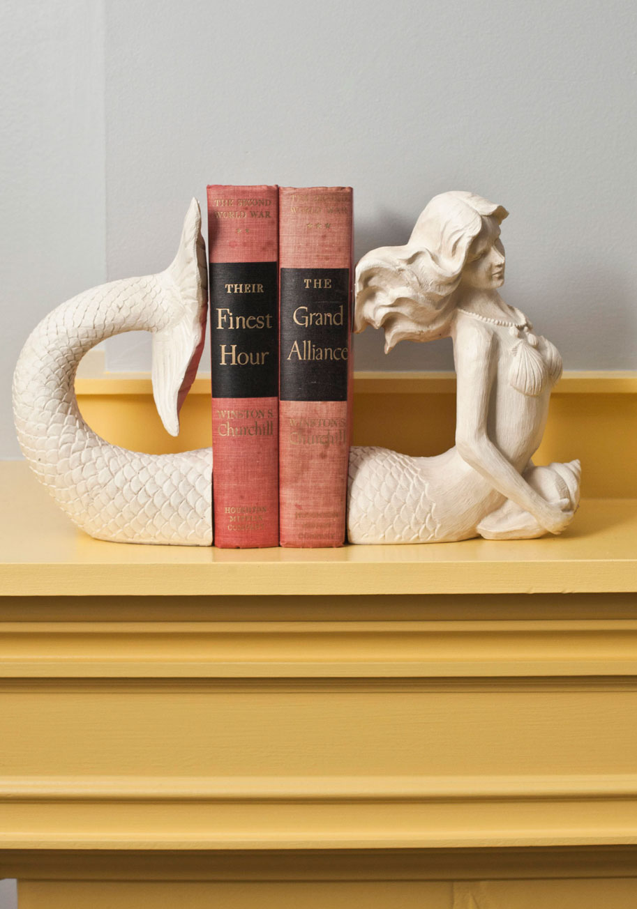 Mermaid for Each Other Bookends | Mod Retro Vintage Desk Accessories | ModCloth.com