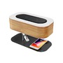 Ampulla Light of Tree Bedside Lamp with Bluetooth Speaker and Wireless Charger, Sleep Mode Stepless Dimming
