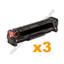 3 x Compatible HP CF510A (204A) Black Toner Cartridge