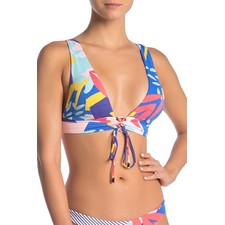  Picasso Resort Print Reversible Bra Bikini Top