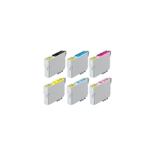 Epson T079 Remanufactured Ink Cartridge 6-Pack Value Bundle