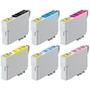 Epson T079 Remanufactured Ink Cartridge 6-Pack Value Bundle