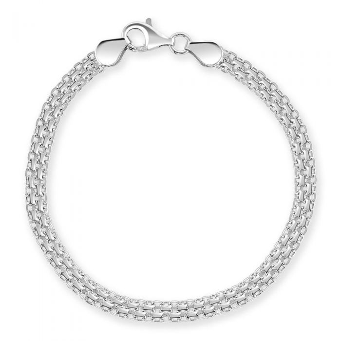 Sterling Silver 4.4mm Bisma...