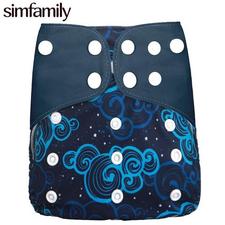 1PC Reusable One Size Pocket Adjustable Baby Nappies Washable Diaper