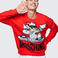 Moschino x H&M Women Long Sleeves Sweater Red