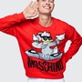Moschino x H&M Women Long Sleeves Sweater Red