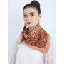 Marigold Brown Neck Tie Sca...
