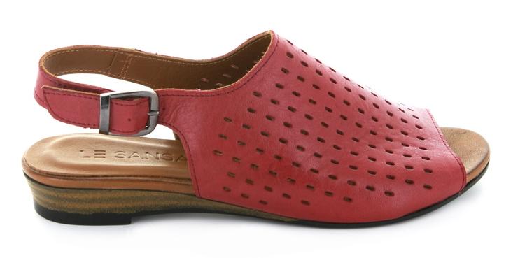 Landies Sandal Rome - Dk Red