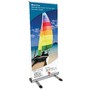 Wave Lite Double-Sided Retractable Outdoor Banner Stand | Trade Show Displays