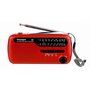 Kaito V1R Voyager Solar/Dynamo AM/FM/SW Emergency Radio with Cell Phone Charger and 3-LED Flashlight - Red