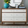 Adelia 6 Drawer Double Dresser