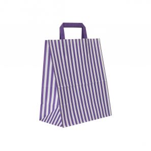 Purple Stripe Flat-Handle C...