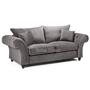 2 Piece Grey Fabric Sofa Set - SD123