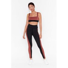 Black Recycled Run Workout Leggings