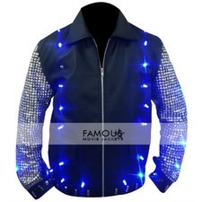 WWE Chris Jericho Light Up Replica Jacket For Sale - Designer Leather Jackets For Men's And Women's - Buy Leather Jackets & Coats - USA/UK