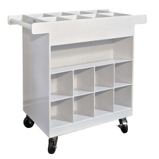 Cleatech 18" x 40" x 37", 16 Gallons, Acid - Corrosive Chemical Transport Carts