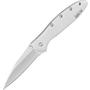 KERSHAW 1660 LEEK STAINLESS HANDLE KEN ONION ASSISTED USA FOLDING KNIFE.