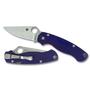 SPYDERCO C81GPDBL2 PARAMILITARY 2 G10 HANDLE S110V BLUE PLAIN EDGE FOLDING KNIFE