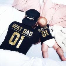 Father Son Matching shirts Father and baby shirts custom t image 0