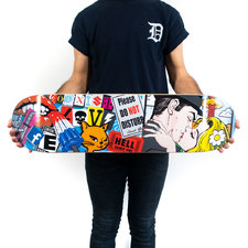 Denial Art Print - Please Do Not Disturb - Skate Deck Variant | 1xRUN