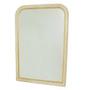 Chateau White and Gold Louis Philippe Mirror